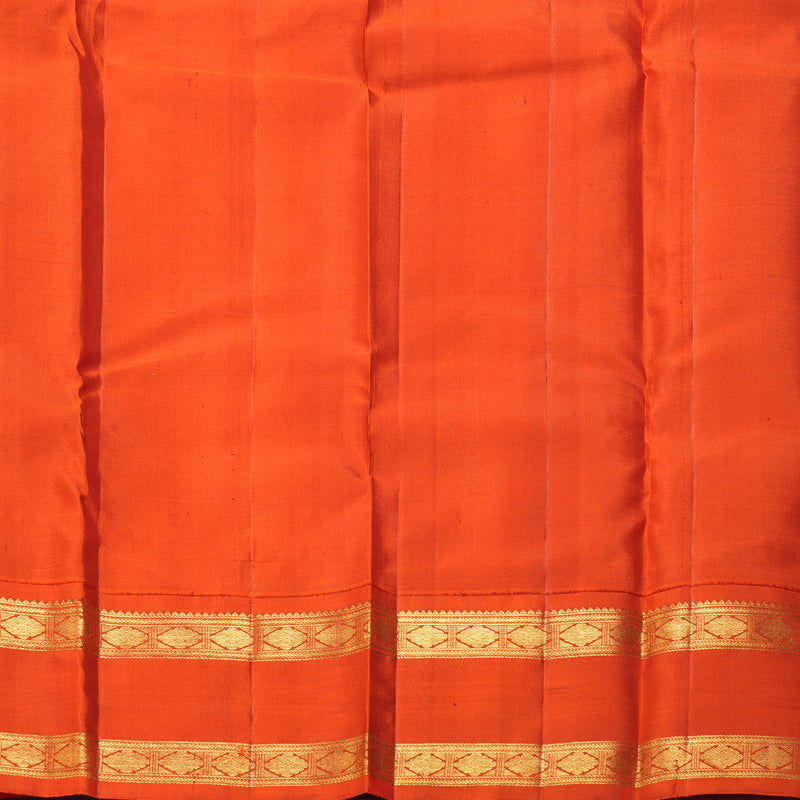 Hayagrivas Handloom Sandal Kanjivaram Silk Saree with Ganga Jamuna Border KBF223E13-1