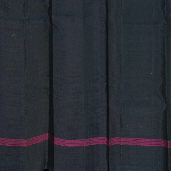 Hayagrivas Handloom Sandal Kanjivaram Silk Saree with Ganga Jamuna Border KBF224E4-1