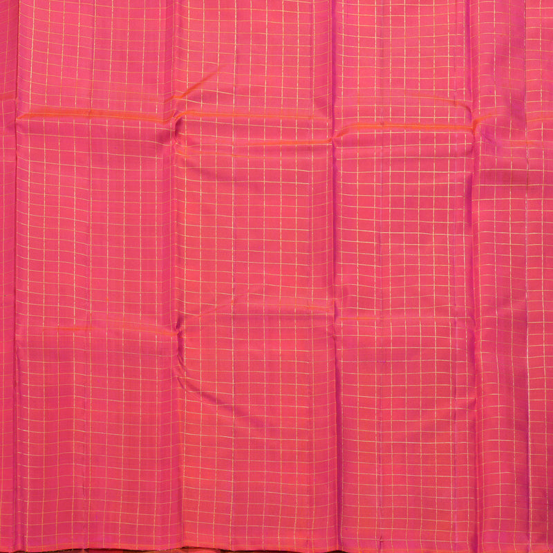 Hayagrivas Handloom Multicolour Checks Kanjivaram Silk Saree KBF228E1-1