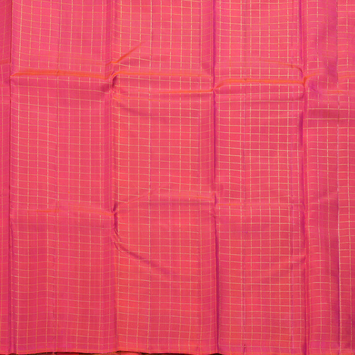 Hayagrivas Handloom Multicolour Checks Kanjivaram Silk Saree KBF228E1-1