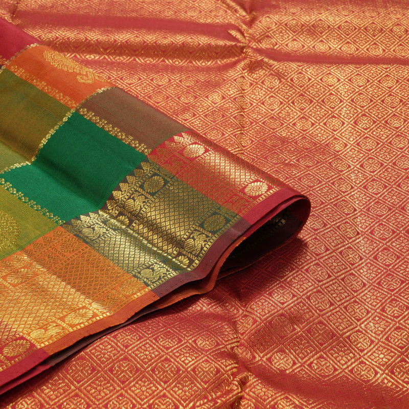 Hayagrivas Handloom Paalum Pazhamum Kanjivaram Silk Saree KBF228E4-1
