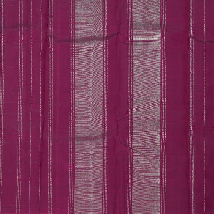 Hayagrivas Handloom Sea Blue Kanjivaram Silk Saree KBF230E5-1