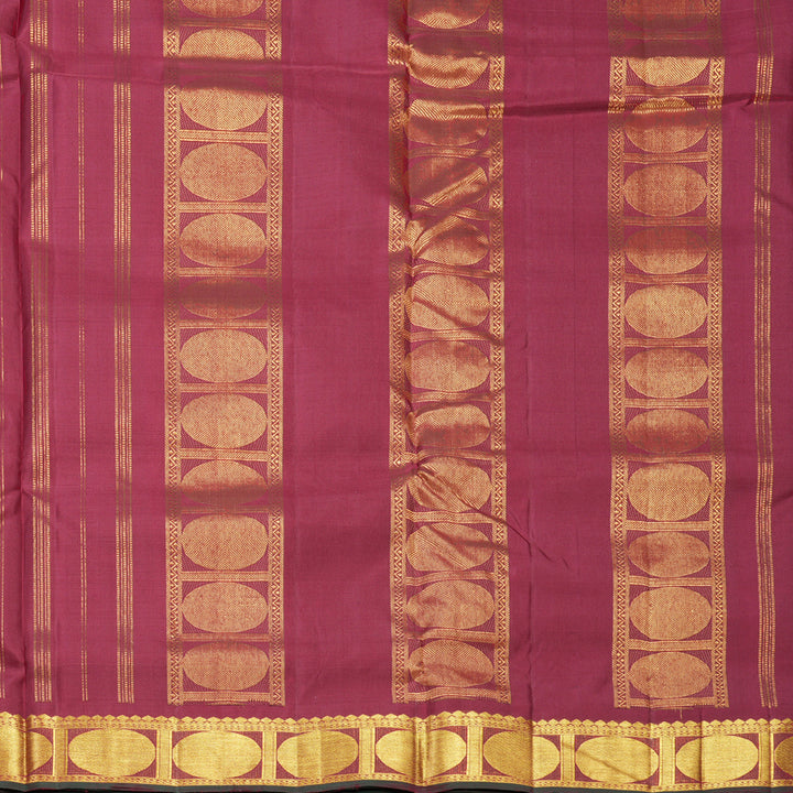 Hayagrivas Handloom Maroon Ten Yards Silk Saree KBF231E3-1