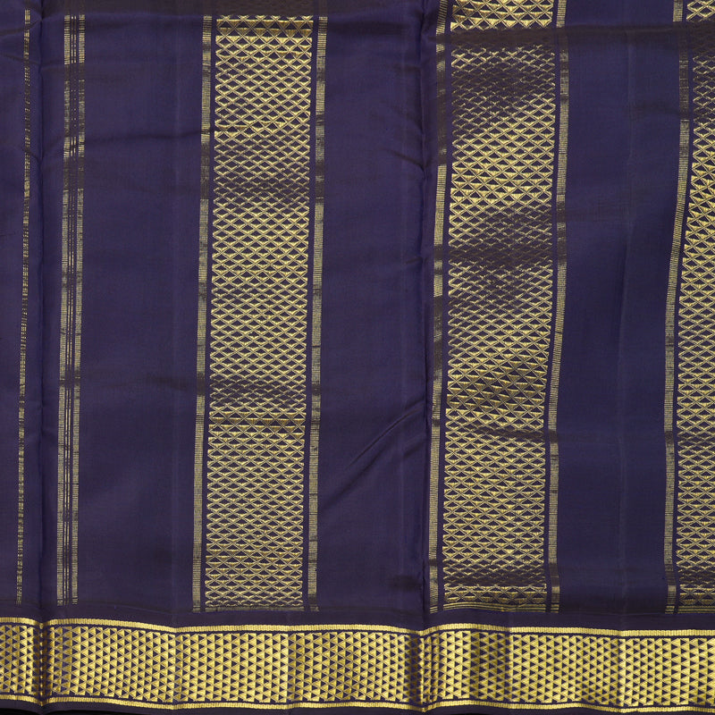 Hayagrivas Handloom Mambazham Orange Ten Yards Silk Saree KBF231E9-1