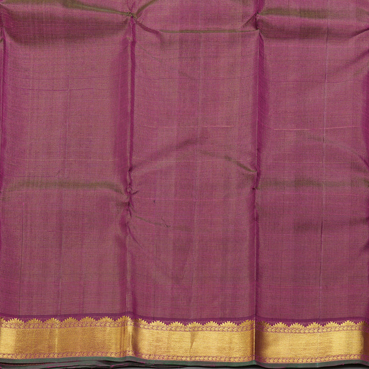 Hayagrivas Handloom Purple Kanjivaram Silk Saree KBF236E2-1