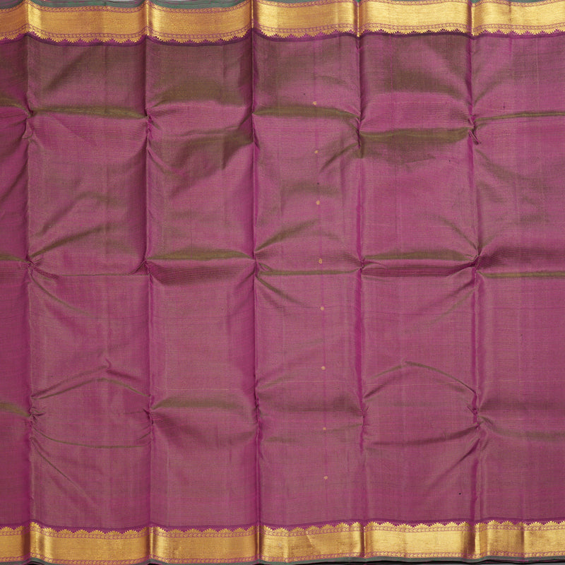 Hayagrivas Handloom Purple Kanjivaram Silk Saree KBF236E2-1