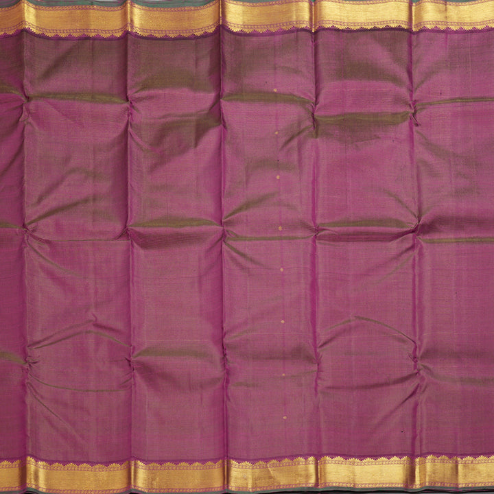 Hayagrivas Handloom Purple Kanjivaram Silk Saree KBF236E2-1