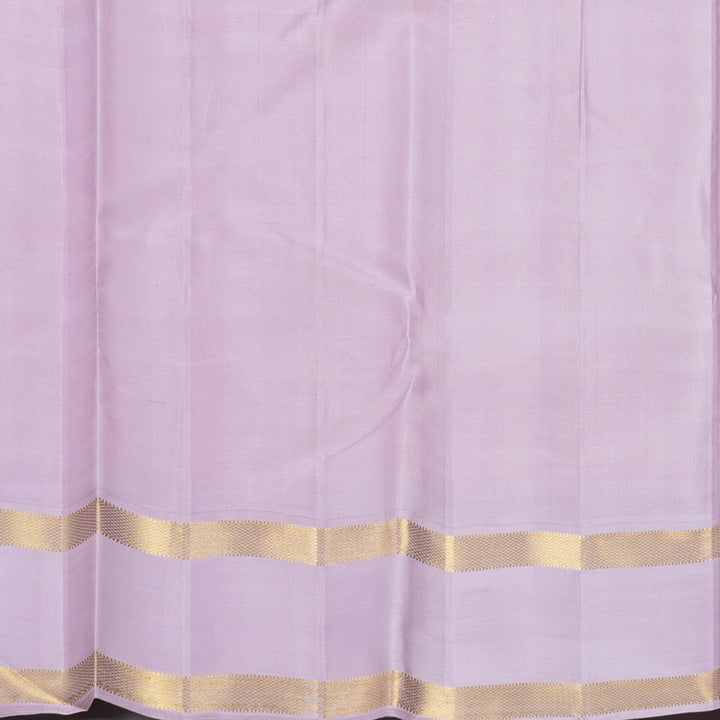Hayagrivas Handloom Cream &amp; Peach Checks Kanjivaram Silk Saree KBF244E3-1
