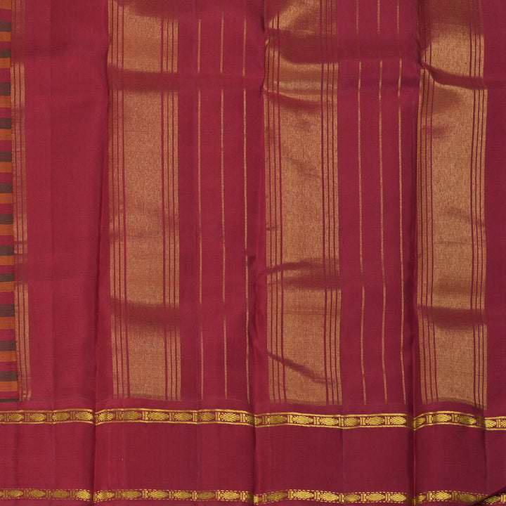 Hayagrivas Handloom Multicolour Checks Kanjivaram Silk Saree KBF245E17-1
