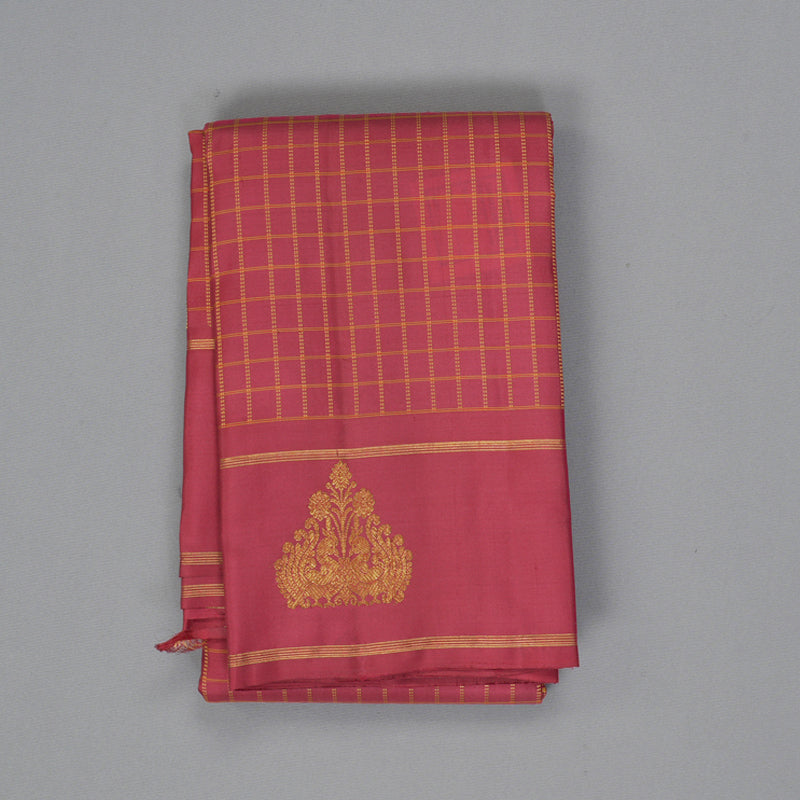 Hayagrivas Handloom Maroon Kanjivaram Silk Saree KBF249E2-1