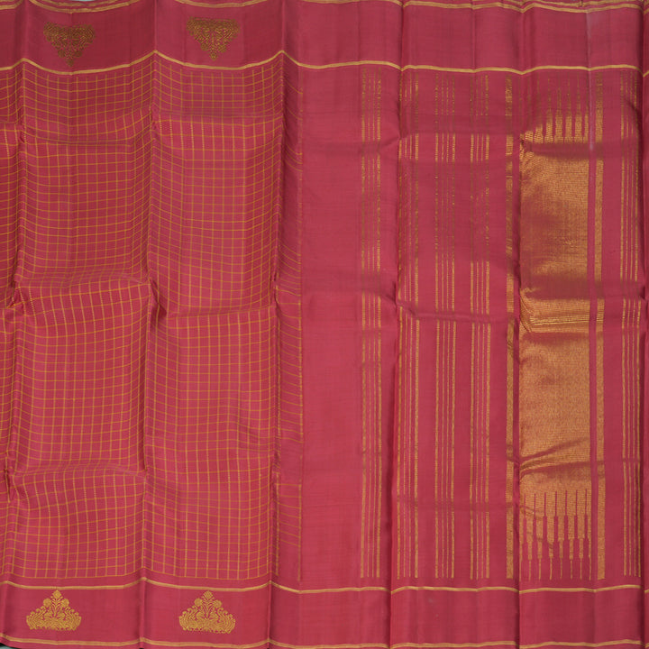 Hayagrivas Handloom Maroon Kanjivaram Silk Saree KBF249E2-1