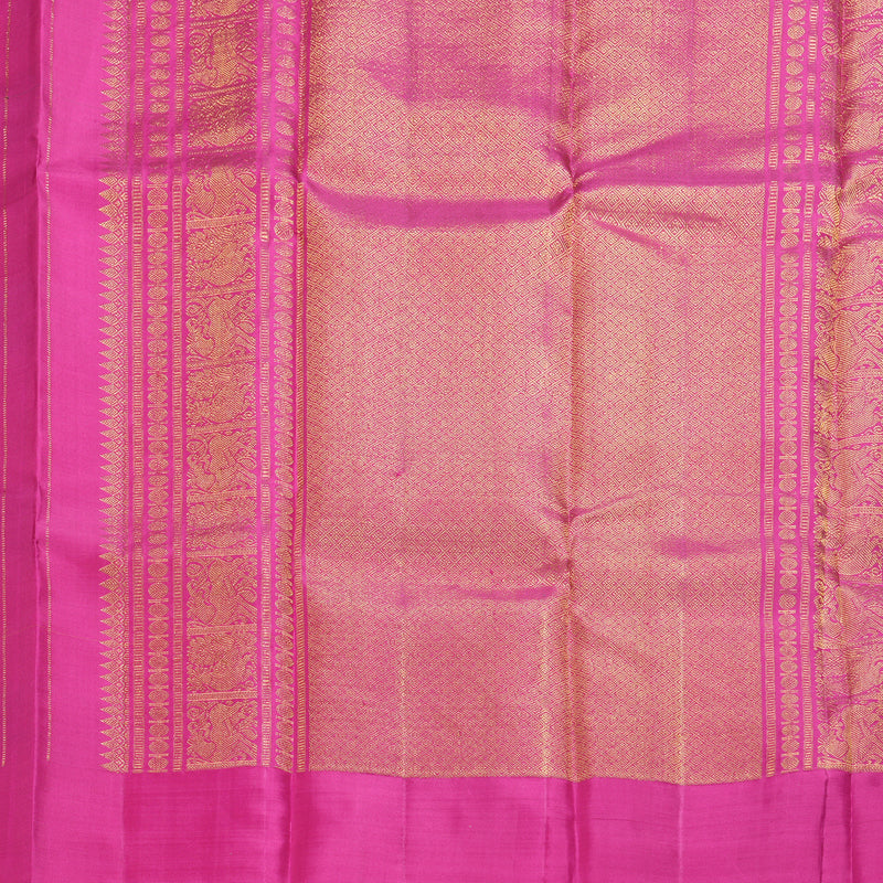 Hayagrivas Handloom Multicolour Checks Kanjivaram Silk Saree KBF249E3-1