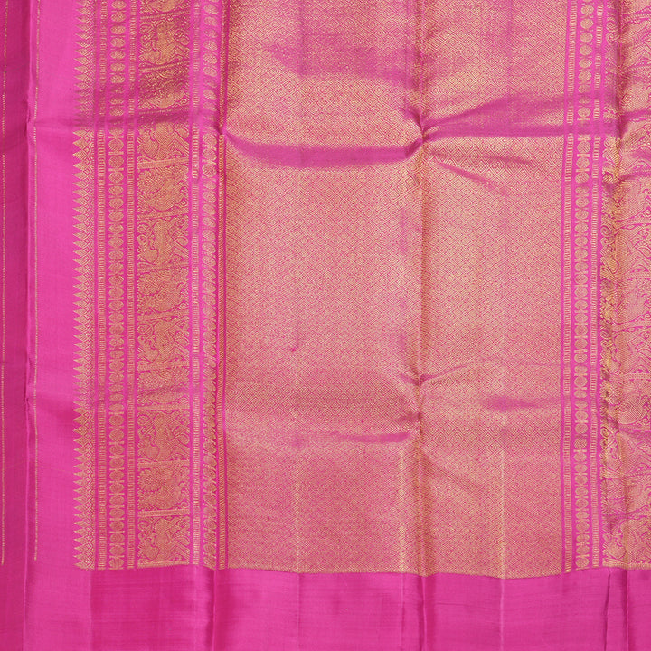 Hayagrivas Handloom Multicolour Checks Kanjivaram Silk Saree KBF249E3-1