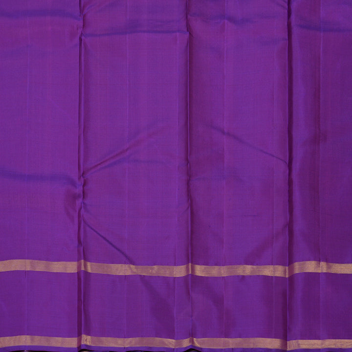 Hayagrivas Handloom Purple Kanjivaram Silk Saree KBF249E7-1