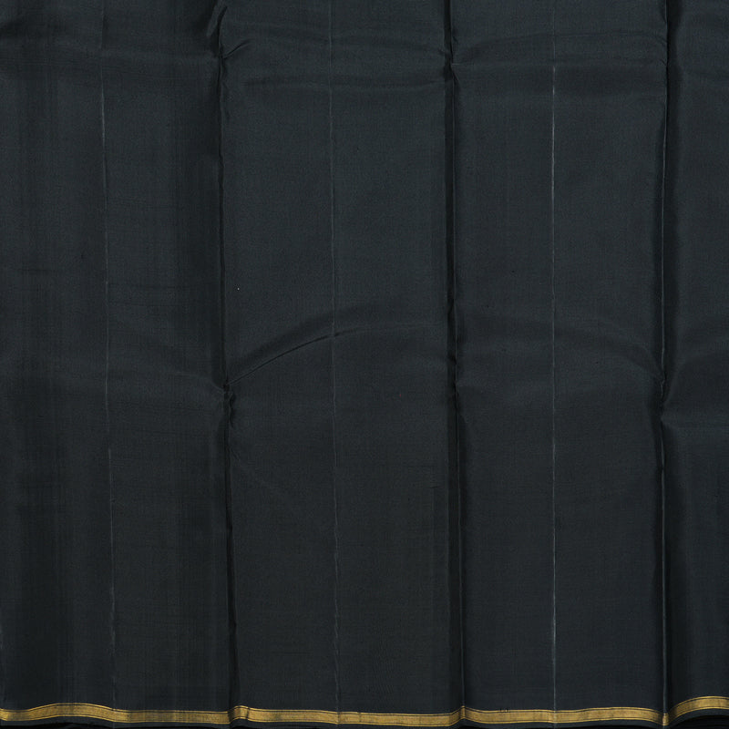 Hayagrivas Handloom Black Kanjivaram Silk Saree KBF249E7-2