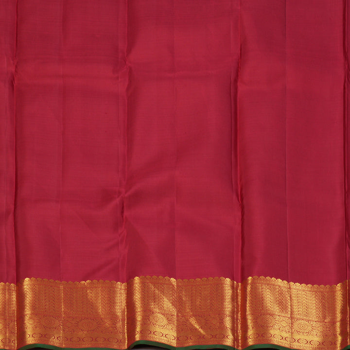 Hayagrivas Handloom Red Kanjivaram Silk Saree KBF24D1-8