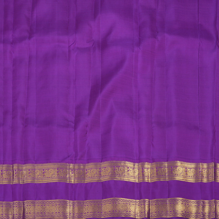 Hayagrivas Handloom Lavendar Kanjivaram Silk Saree with Purple Border KBF24D5-2