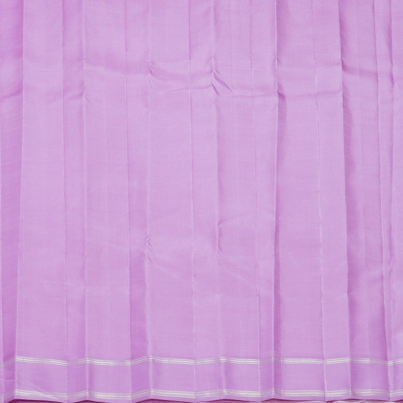 Hayagrivas Handloom Baby Pink Kanjivaram Silk Saree with Lilac Border KBF250E3-1