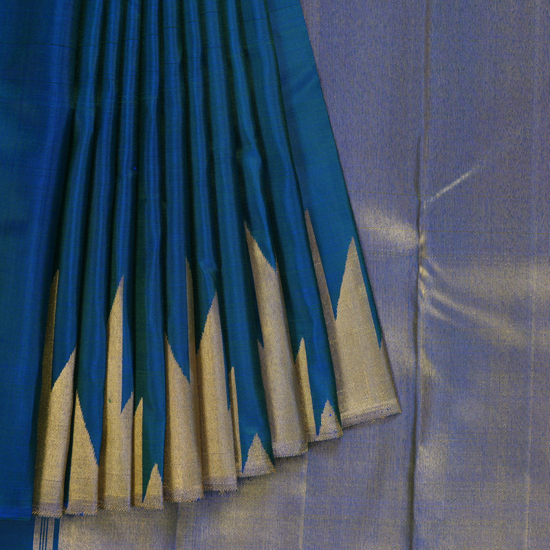 Hayagrivas Handloom Mayilkazhuthu Kanjivaram Silk Saree KBF250E4-1