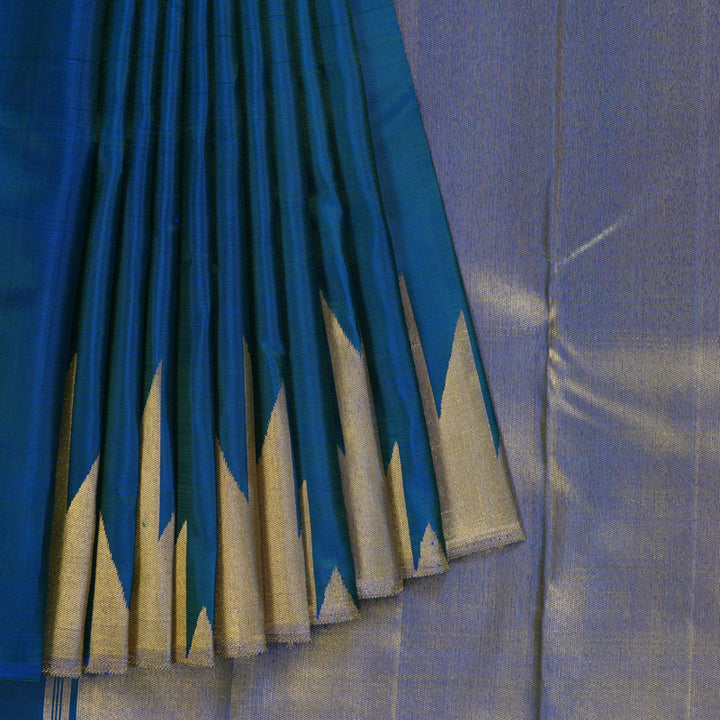 Hayagrivas Handloom Mayilkazhuthu Kanjivaram Silk Saree KBF250E4-1