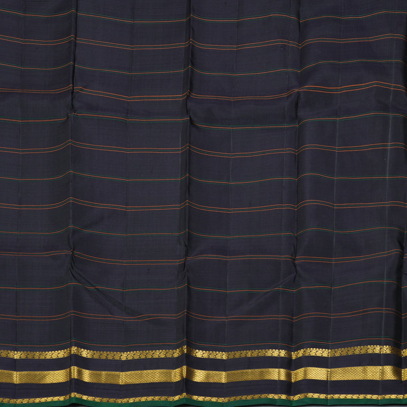 Hayagrivas Handloom Purple Kanjivaram Silk Saree with Deep Jamun Border KBF250E7-1
