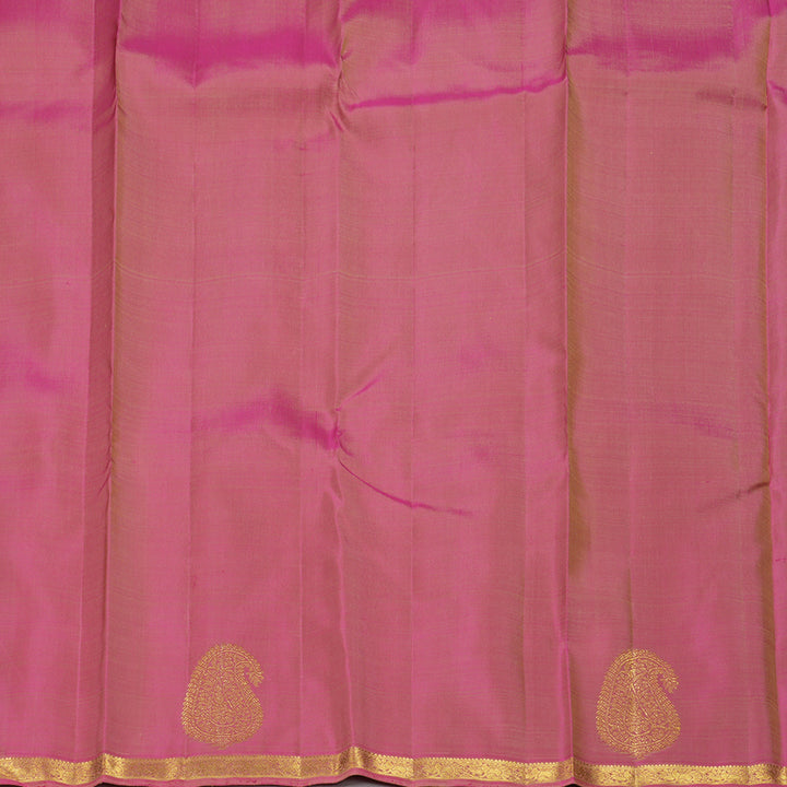 Hayagrivas Handloom Beige Kanjivaram Silk Saree KBF251E4-1