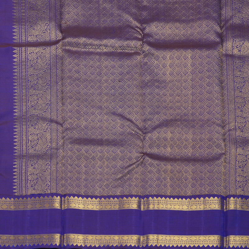 Hayagrivas Handloom Pink Kanjivaram Silk Saree with MS Blue Border KBF254E1-1