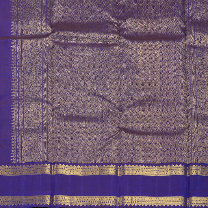 Hayagrivas Handloom Pink Kanjivaram Silk Saree with MS Blue Border KBF254E1-1