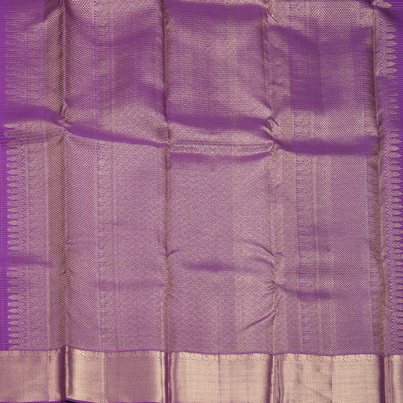 Hayagrivas Handloom Purple Kanjivaram Silk Saree KBF257E13-6