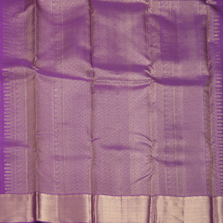 Hayagrivas Handloom Purple Kanjivaram Silk Saree KBF257E13-6
