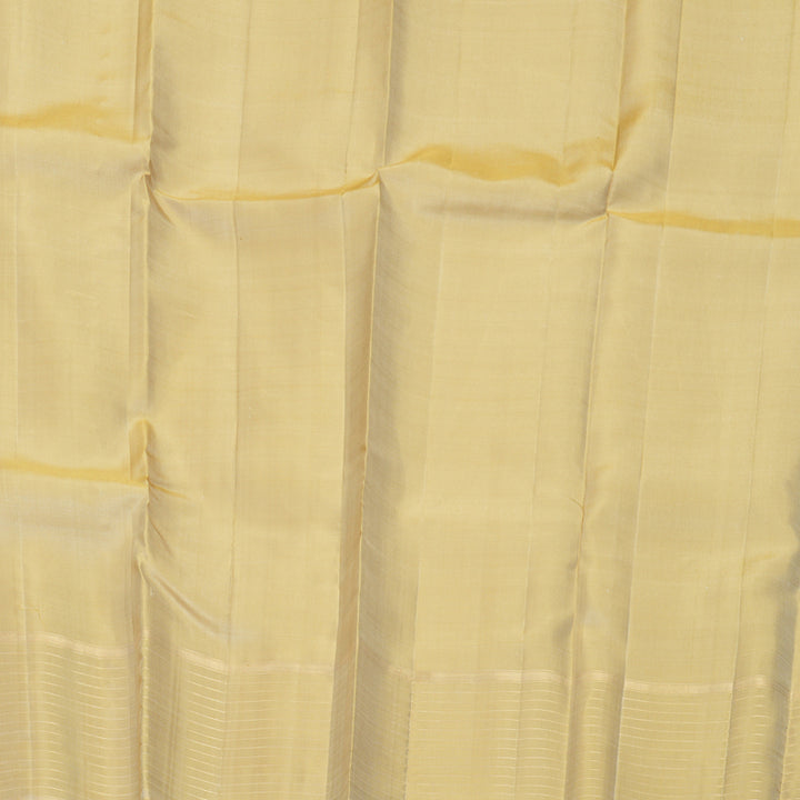Hayagrivas Handloom Beige Kanjivaram Silk Saree KBF257E17-1