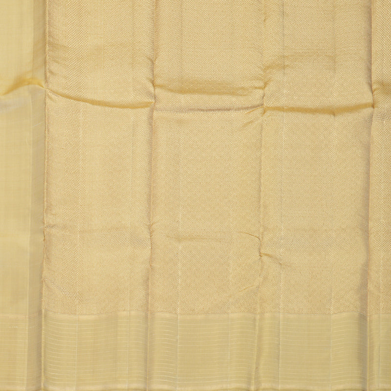 Hayagrivas Handloom Beige Kanjivaram Silk Saree KBF257E17-1