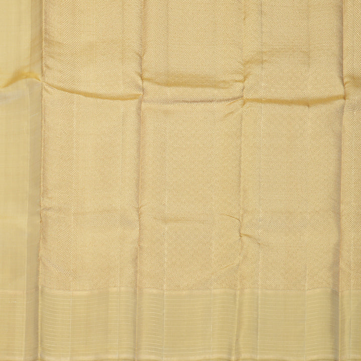 Hayagrivas Handloom Beige Kanjivaram Silk Saree KBF257E17-1