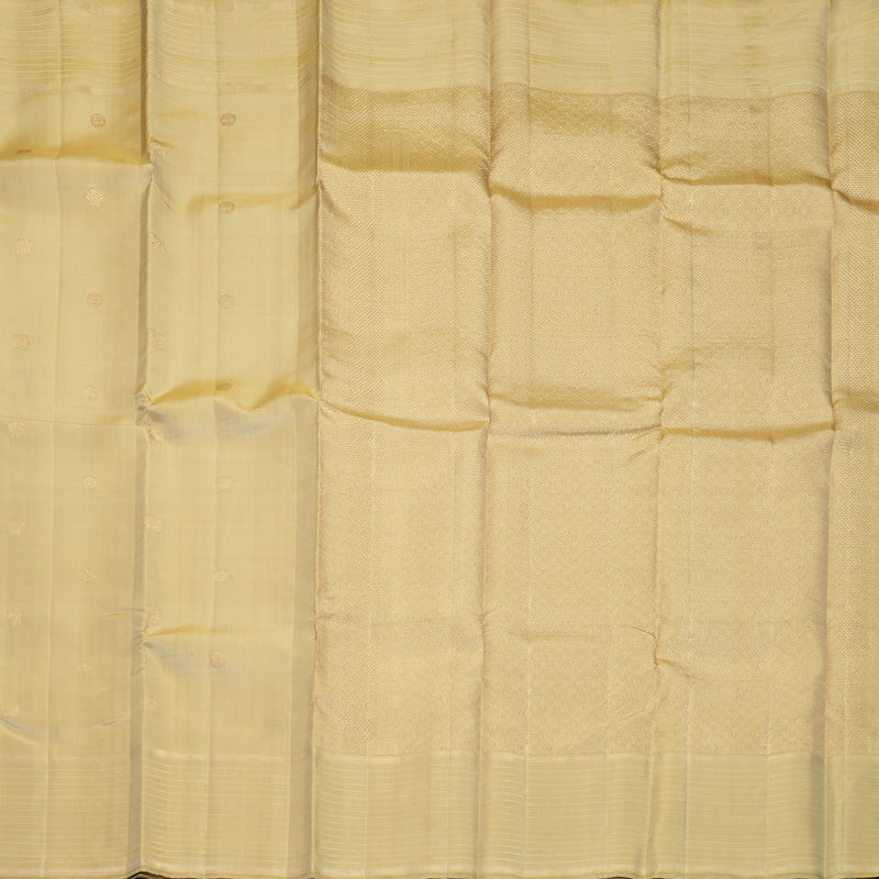 Hayagrivas Handloom Beige Kanjivaram Silk Saree KBF257E17-1