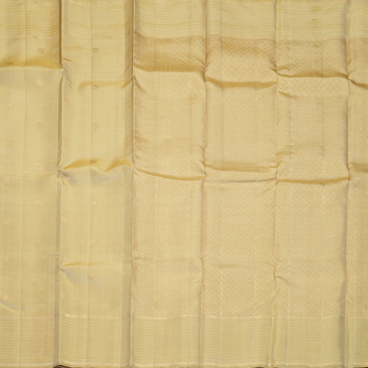 Hayagrivas Handloom Beige Kanjivaram Silk Saree KBF257E17-1