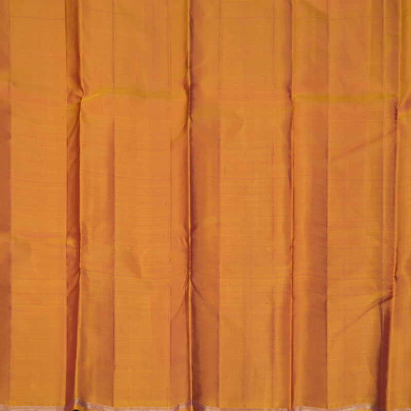 Hayagrivas Handloom Sunset Orange Kanjivaram Silk Saree KBF257E24-1