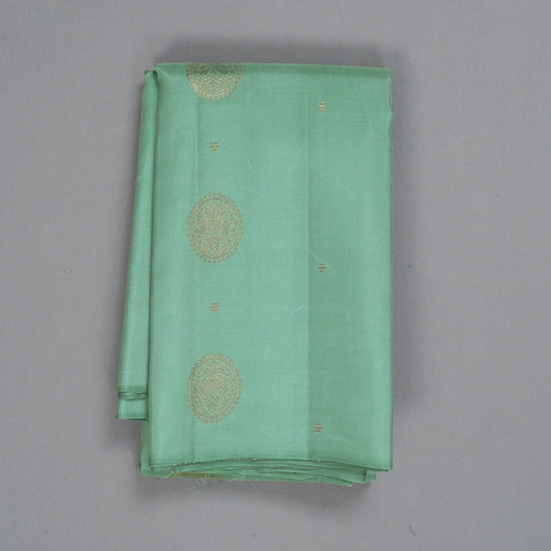 Hayagrivas Handloom Pastel Green Kanjivaram Silk Saree KBF257E24-3