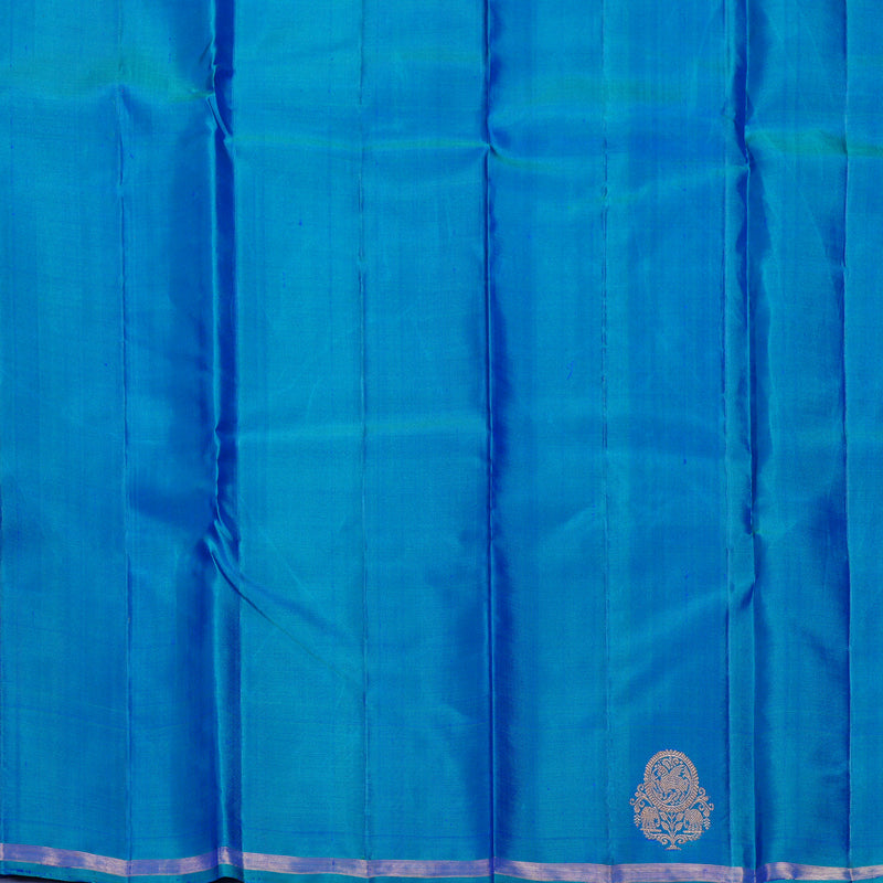 Hayagrivas Handloom Mayilkazhuthu Kanjivaram Silk Saree KBF257E25-6