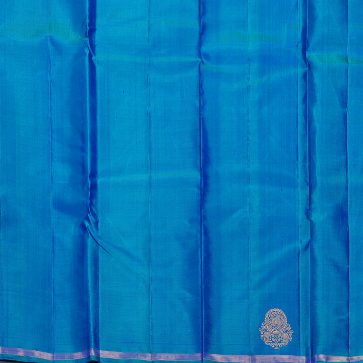 Hayagrivas Handloom Mayilkazhuthu Kanjivaram Silk Saree KBF257E25-6