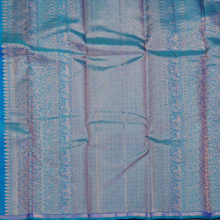 Hayagrivas Handloom Mayilkazhuthu Kanjivaram Silk Saree KBF257E25-6