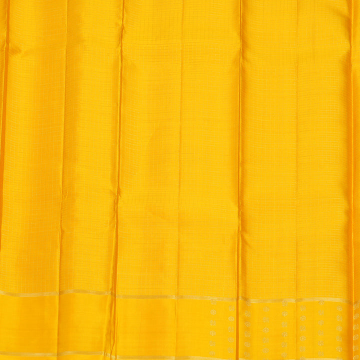 Hayagrivas Handloom Yellow Kanjivaram Silk Saree KBF257E32-3