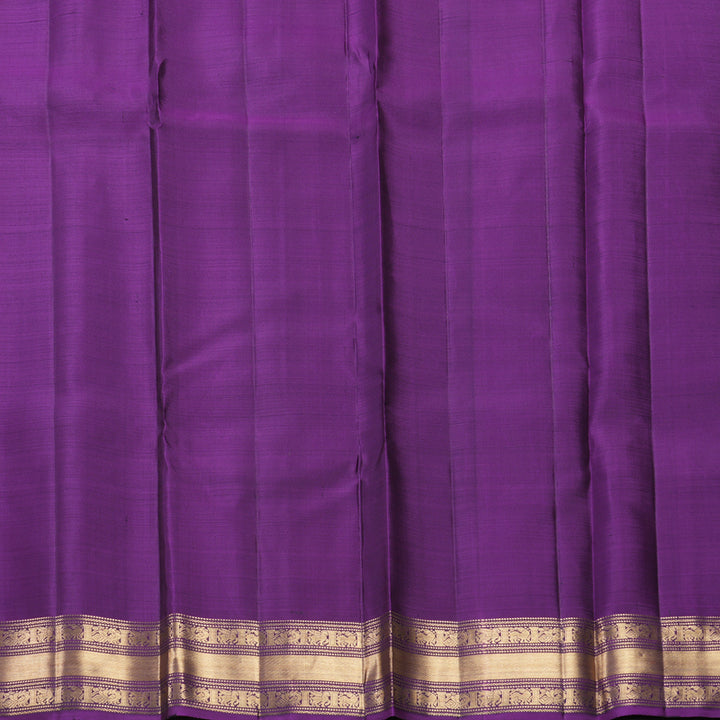 Hayagrivas Handloom Purple Kanjivaram Silk Saree KBF257E5-4