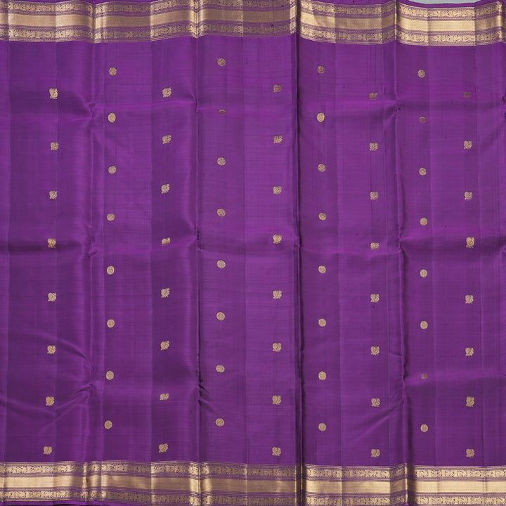 Hayagrivas Handloom Purple Kanjivaram Silk Saree KBF257E5-4