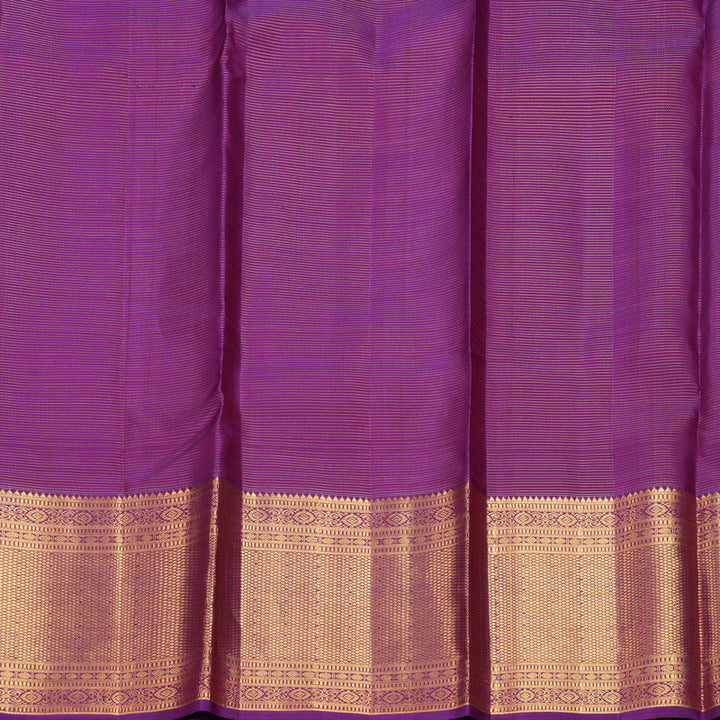 Hayagrivas Handloom Purple Kanjivaram Silk Saree KBF257E7-4