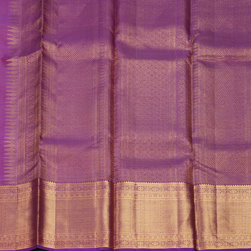 Hayagrivas Handloom Purple Kanjivaram Silk Saree KBF257E7-4
