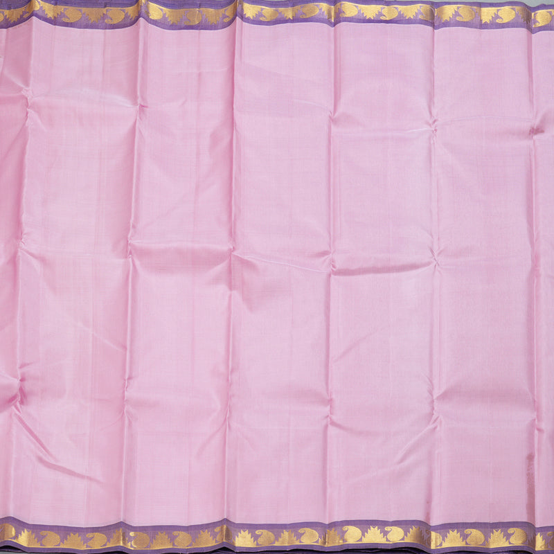 Hayagrivas Handloom Lotus Pink Kanjivaram Silk Saree KBF260E2-1