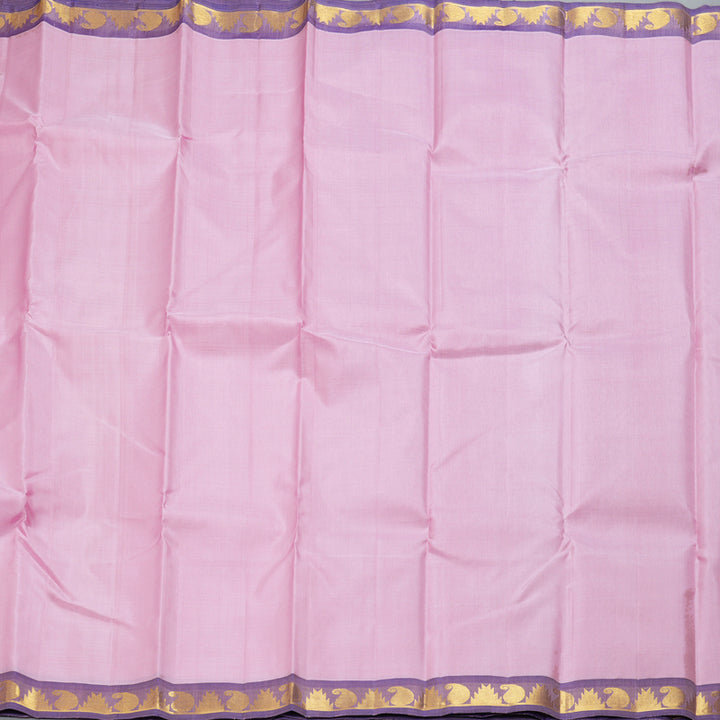 Hayagrivas Handloom Lotus Pink Kanjivaram Silk Saree KBF260E2-1
