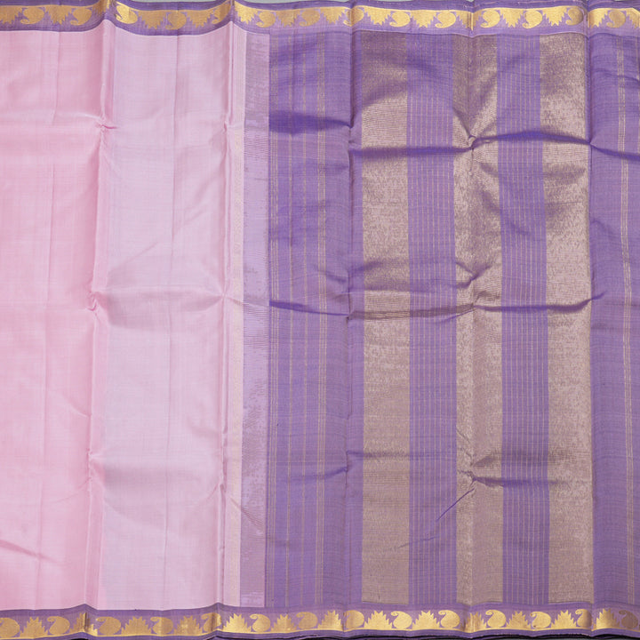 Hayagrivas Handloom Lotus Pink Kanjivaram Silk Saree KBF260E2-1