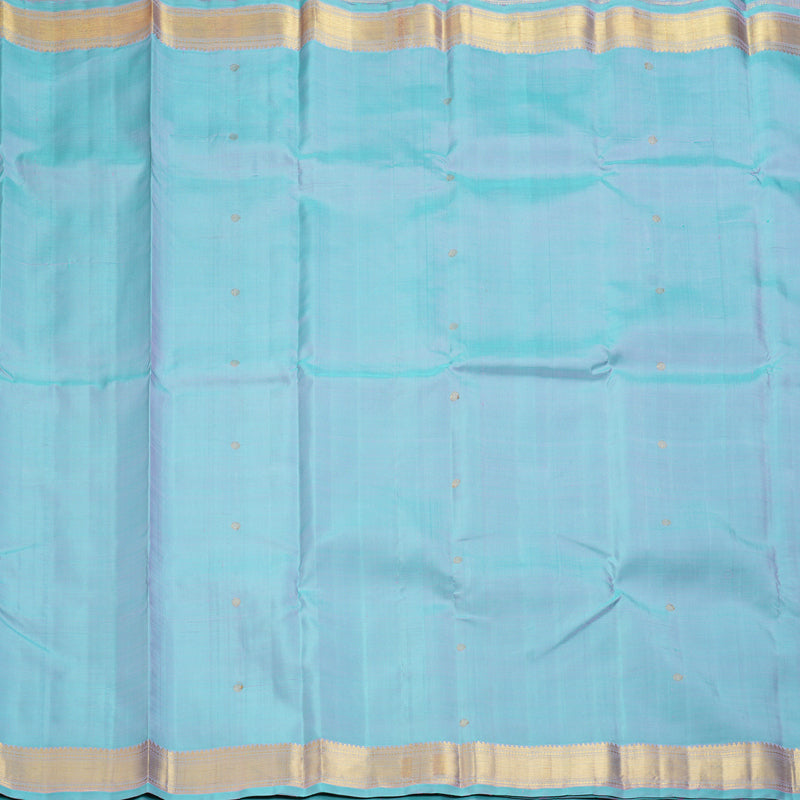 Hayagrivas Handloom Dual Tone (Sky Blue & Pink) Kanjivaram Silk Saree KBF262E5-1
