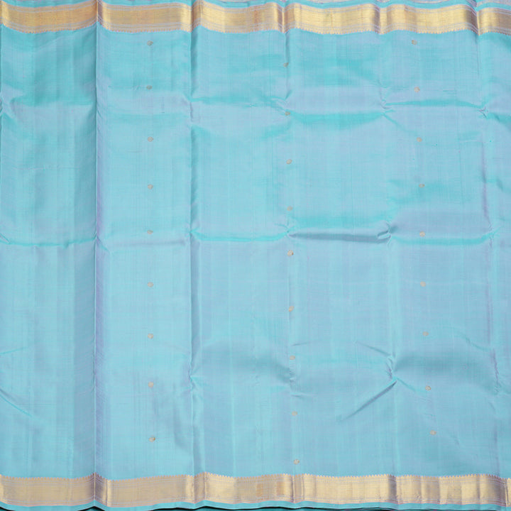 Hayagrivas Handloom Dual Tone (Sky Blue & Pink) Kanjivaram Silk Saree KBF262E5-1